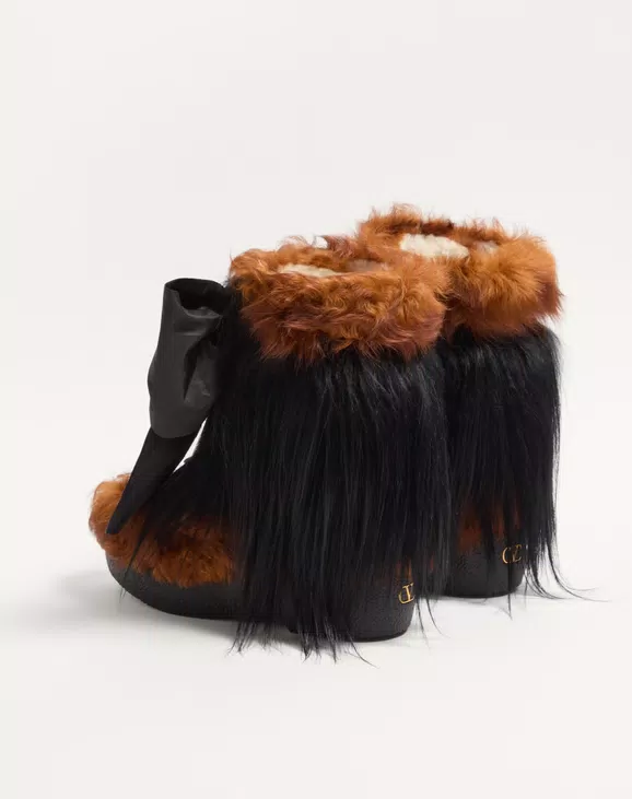 Valentino Snowish Fur Ankle Boot - Image 4